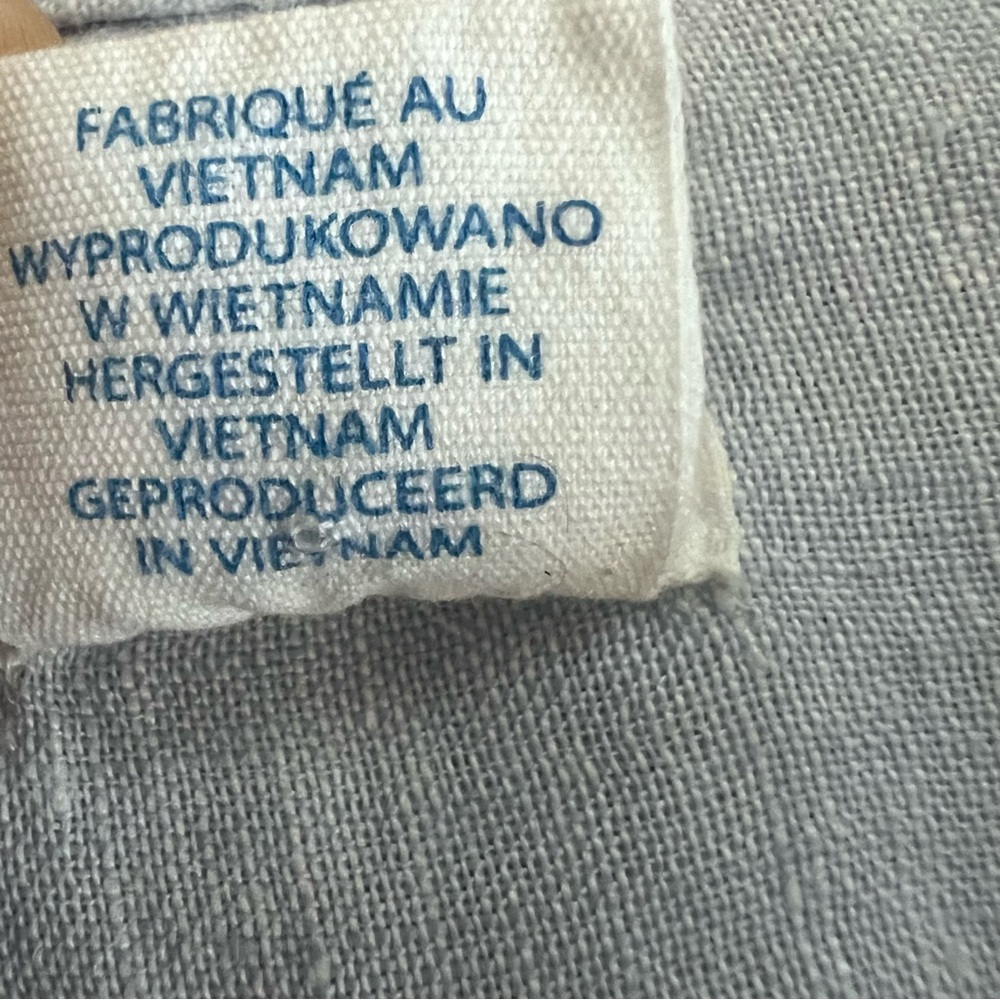 Sigrid Olsen 100% Linen Oversize Button Down Wome… - image 3